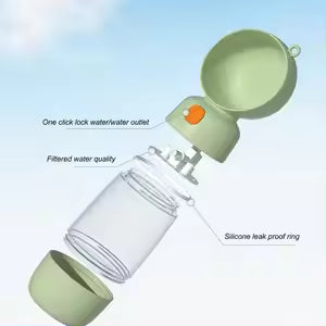 Comedero +Bebedero Portatil Para Mascota